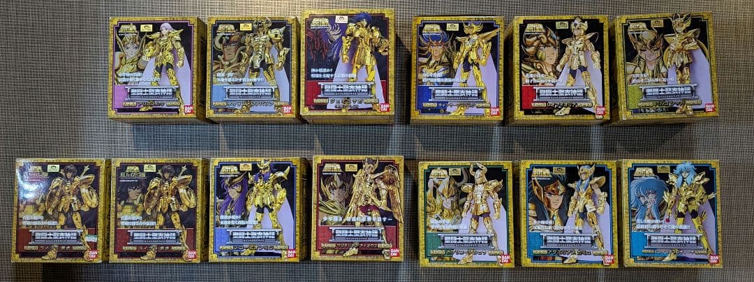【聖闘士星矢】聖闘士聖衣神話セット　83箱+ディスプレイスタンド