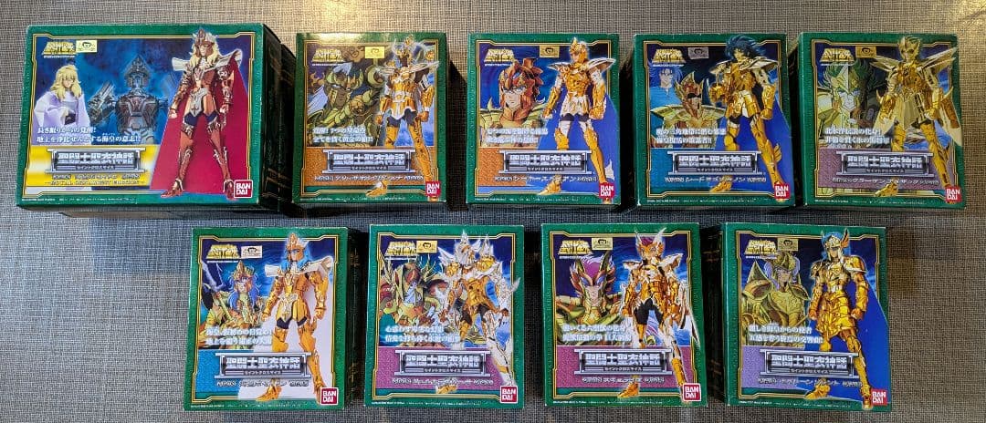 【聖闘士星矢】聖闘士聖衣神話セット　83箱+ディスプレイスタンド