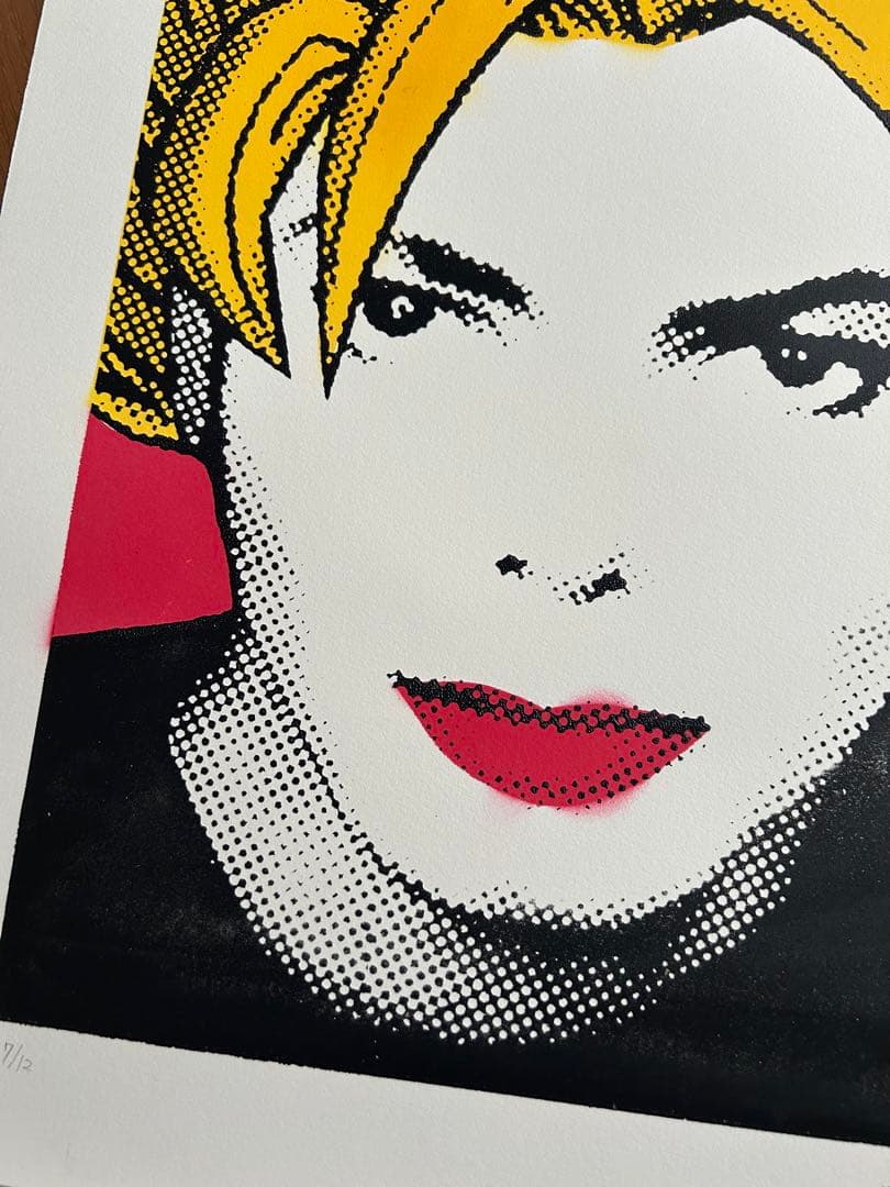 乾シンイチロウ シルクスクリーンbeat it ゲルニカ　マイケルジャクソン