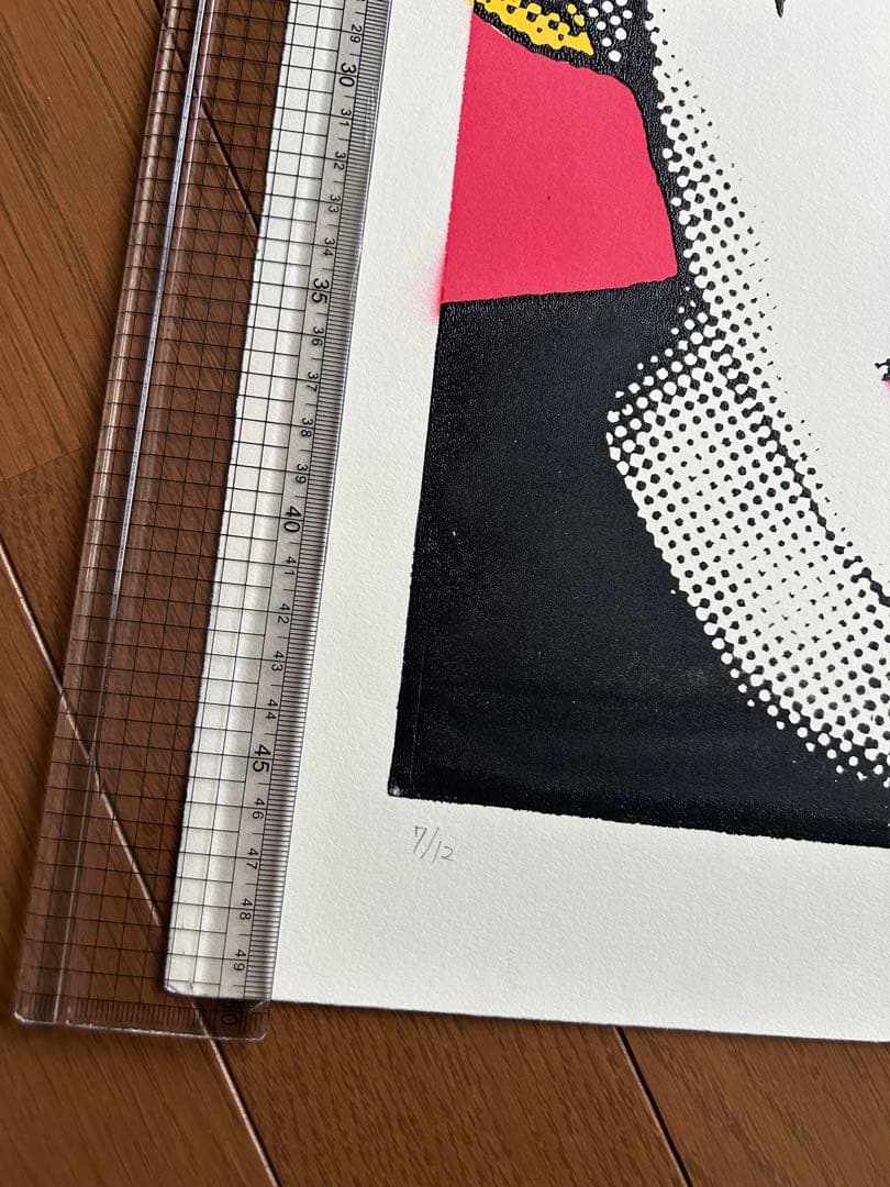 乾シンイチロウ シルクスクリーンbeat it ゲルニカ　マイケルジャクソン