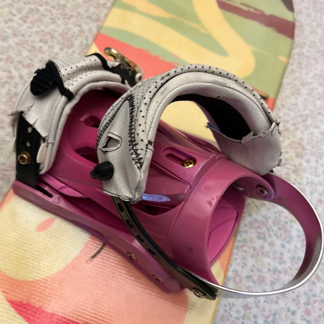 SPOON スノーボードビンディング付き140