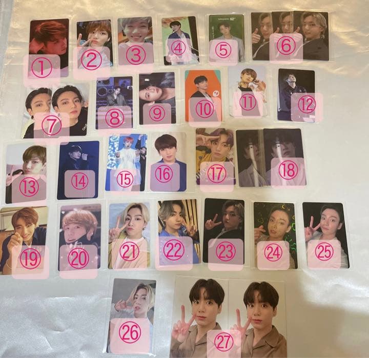 BTS ジョングク グク トレカ まとめ売り バラ売りも可能