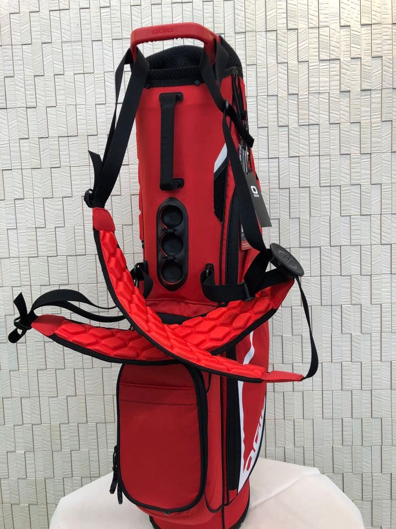 【callaway】Ogio ゴルフキャディバッグ 赤 新品タグ付き