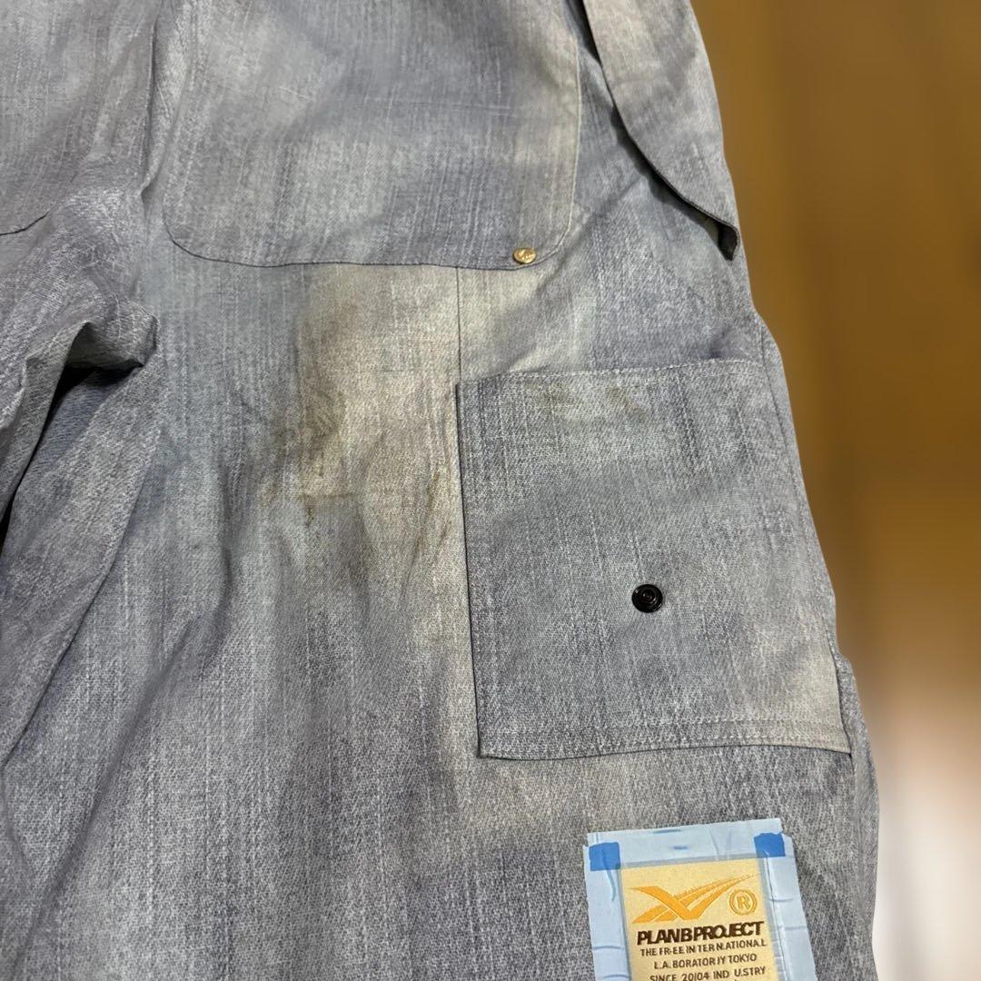 23-24 MOUNTAIN ROCK STAR ビブパンツDENIM Mサイズ