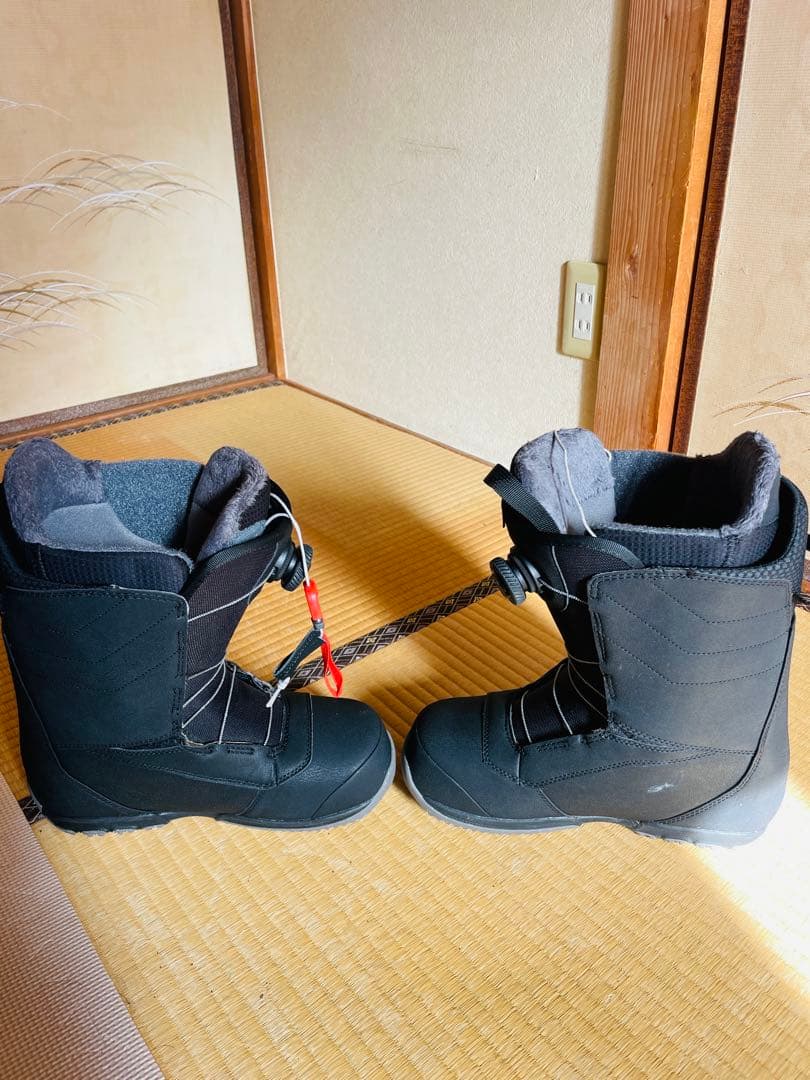 ブラック BOAシステム スノーボードブーツ 男性用