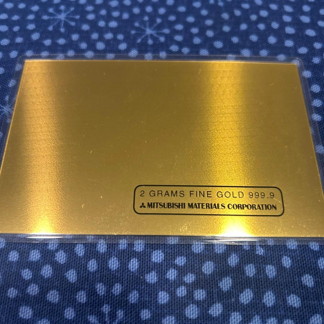 純金カード 2グラム