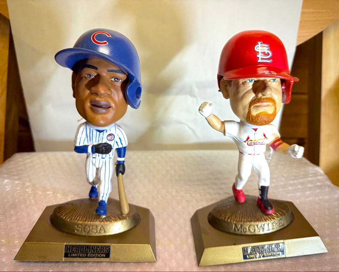 年代物ベースボールフィギュア 2個セット