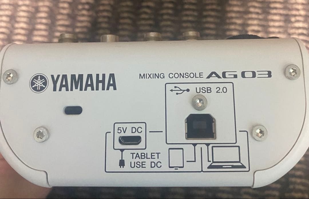 鮎*様 『大人気』Yamaha AG03 ミキシングコンソール　本体のみ