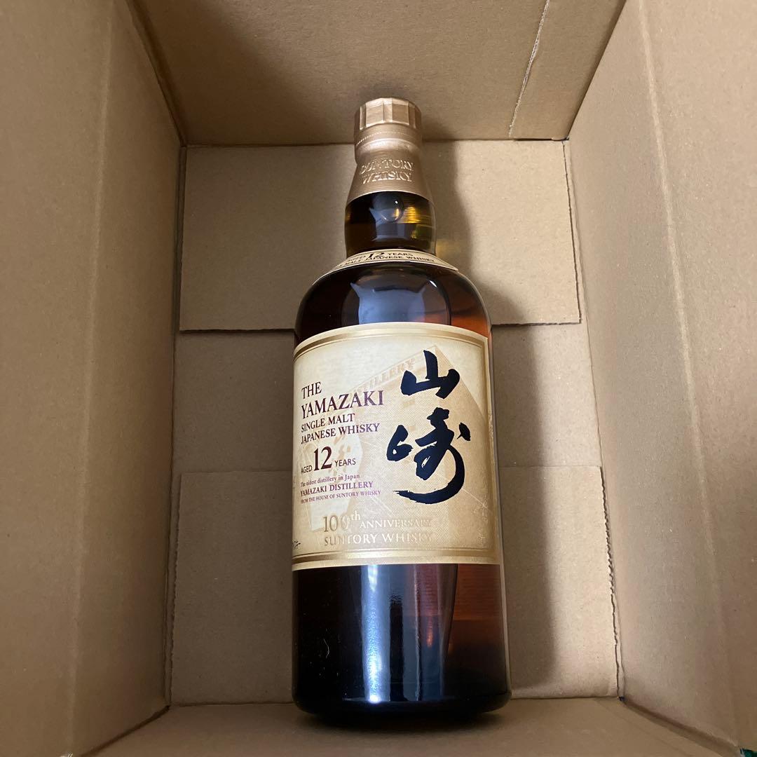 山崎 12年 シングルモルトウイスキー 700ml 100周年ラベル