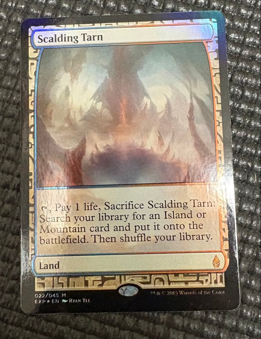 Scalding Tarn 沸騰する小湖　exp zen foil ゼンディカー