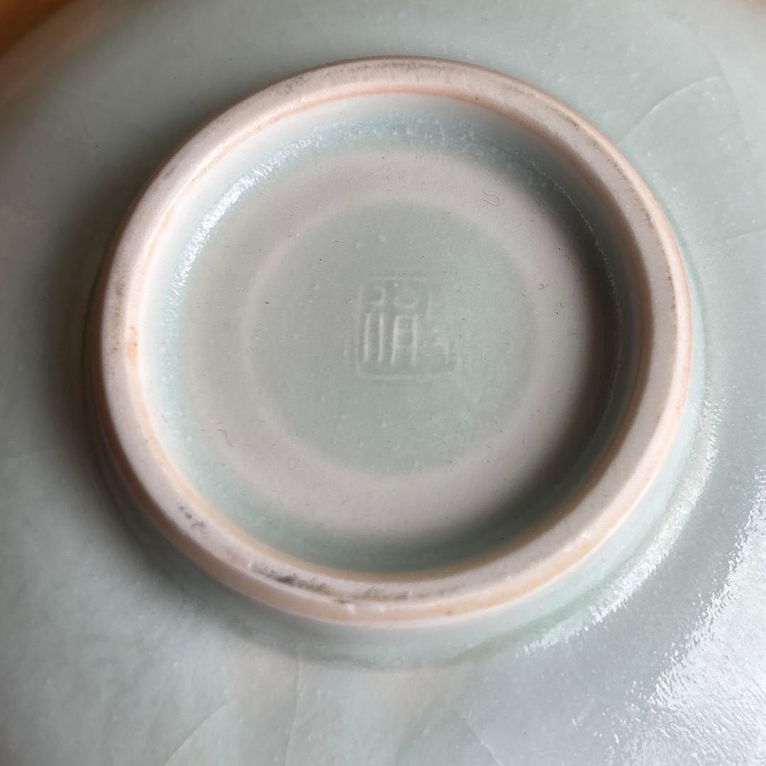 白瓷茶碗 宇野徹造 抹茶碗 茶道具 共箱（119Hd）