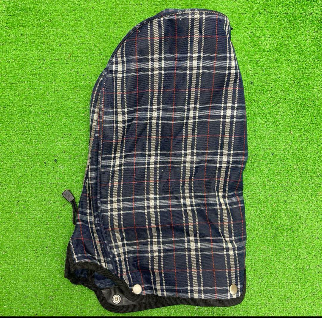 opst オプスト 8インチ ゴルフバッグ　チェック　ネイビー