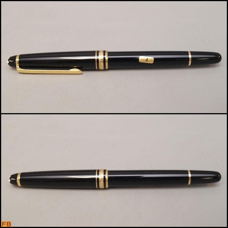未使用 モンブラン 万年筆 ペン先14K マイスターシュテュック ケース付 箱付