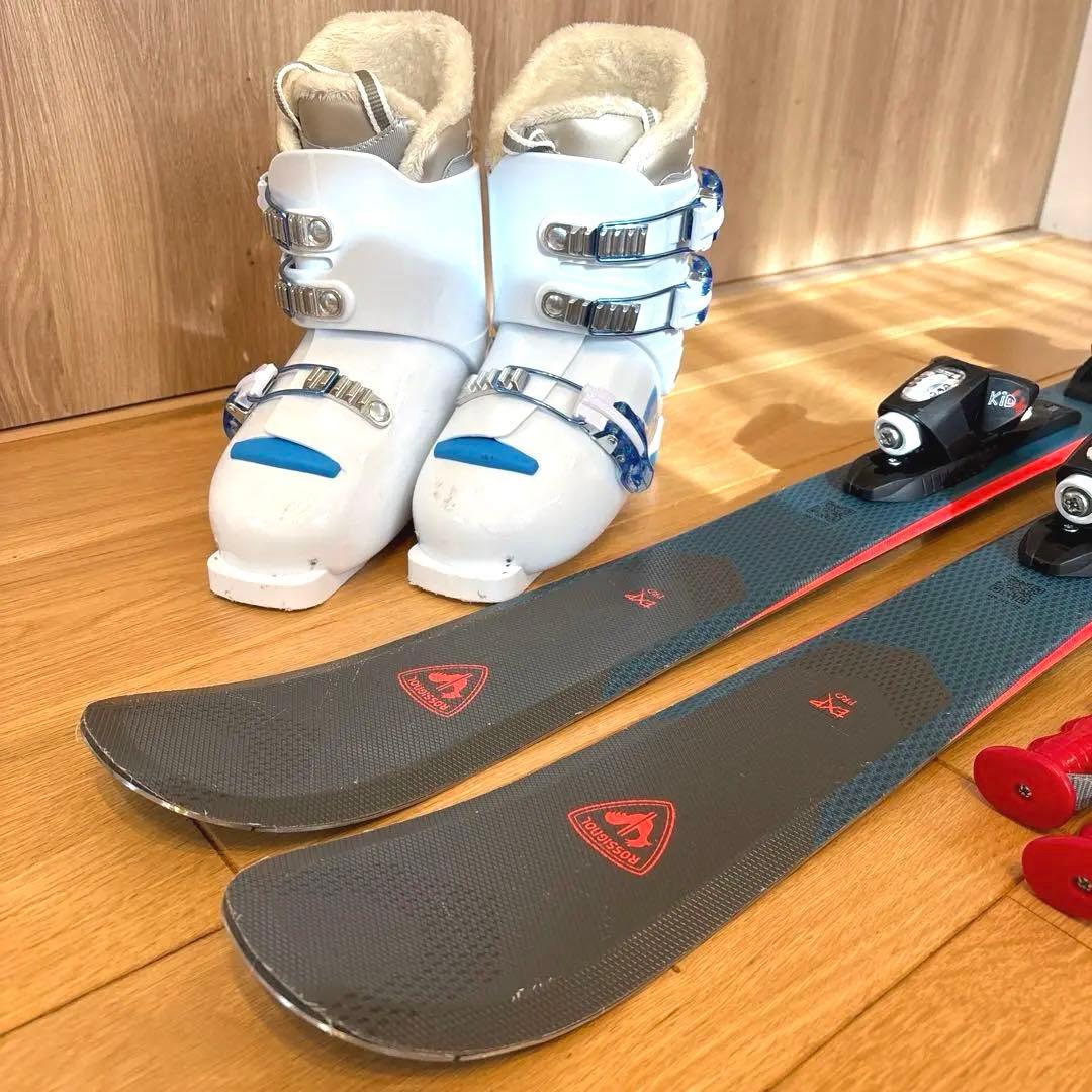 ROSSIGNOL（ロシニョール） ジュニア用スキー 4点セット！美品