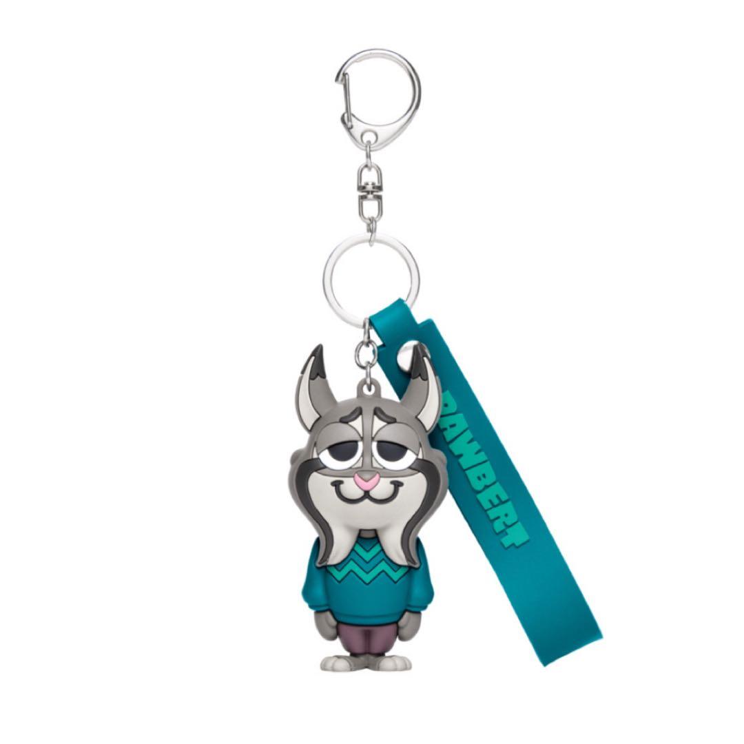 新品★劇場版★映画★ズートピア2★F賞★パウバート★ラバーマスコットキーホルダー