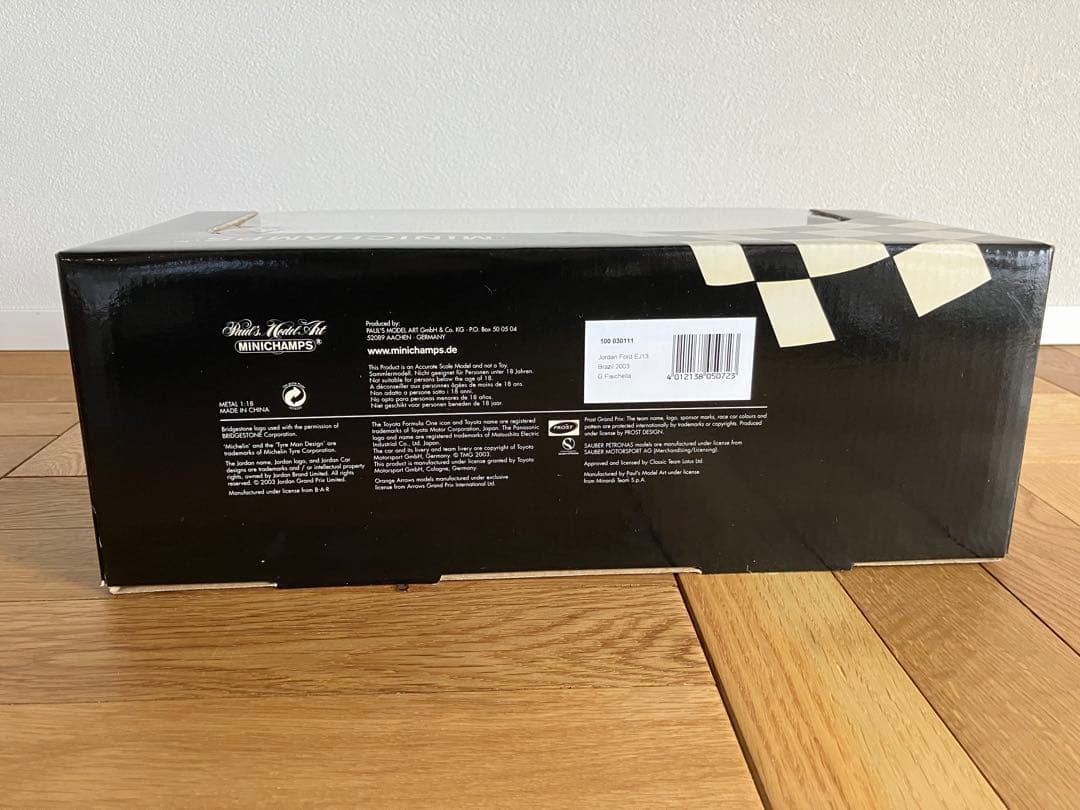 未開封 1/18 ミニチャンプス Jordan Ford EJ13 F1