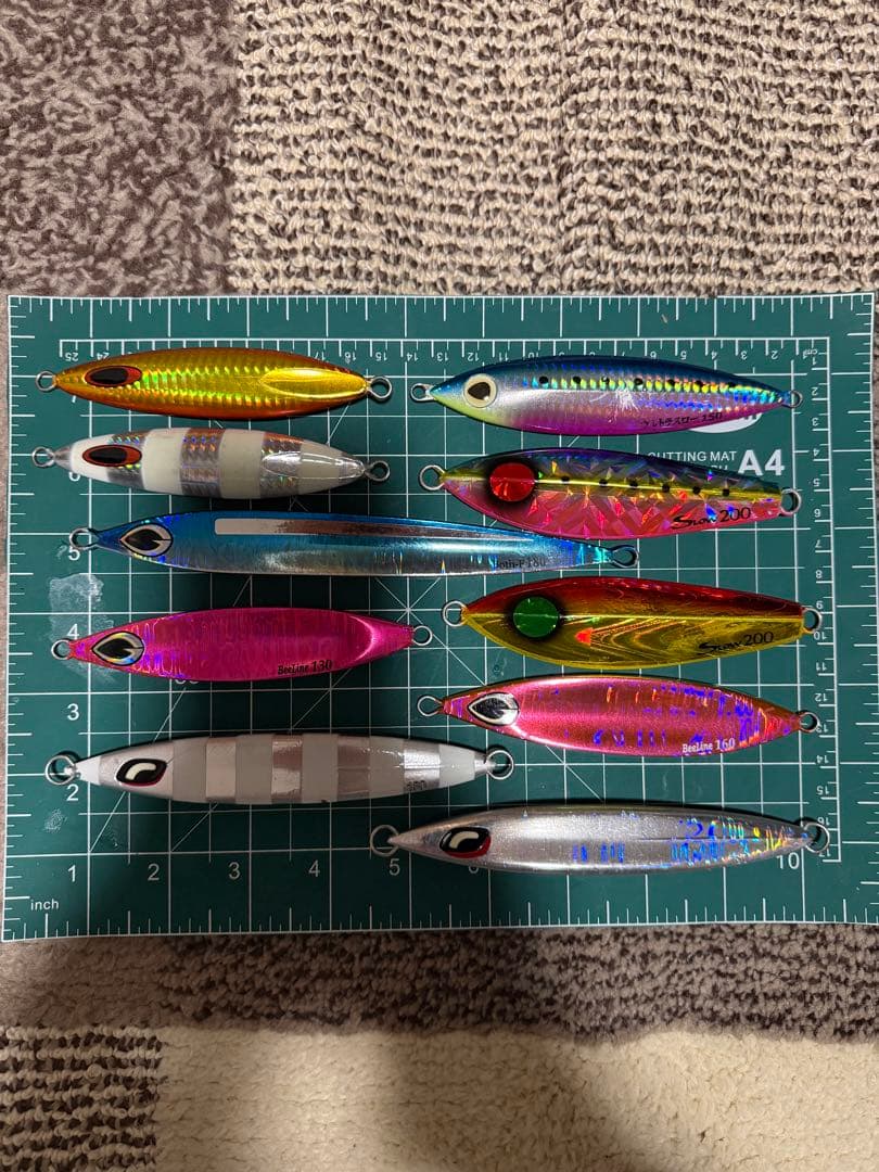 廃盤スロージグ10個shimano beat daiwa hayabusa等