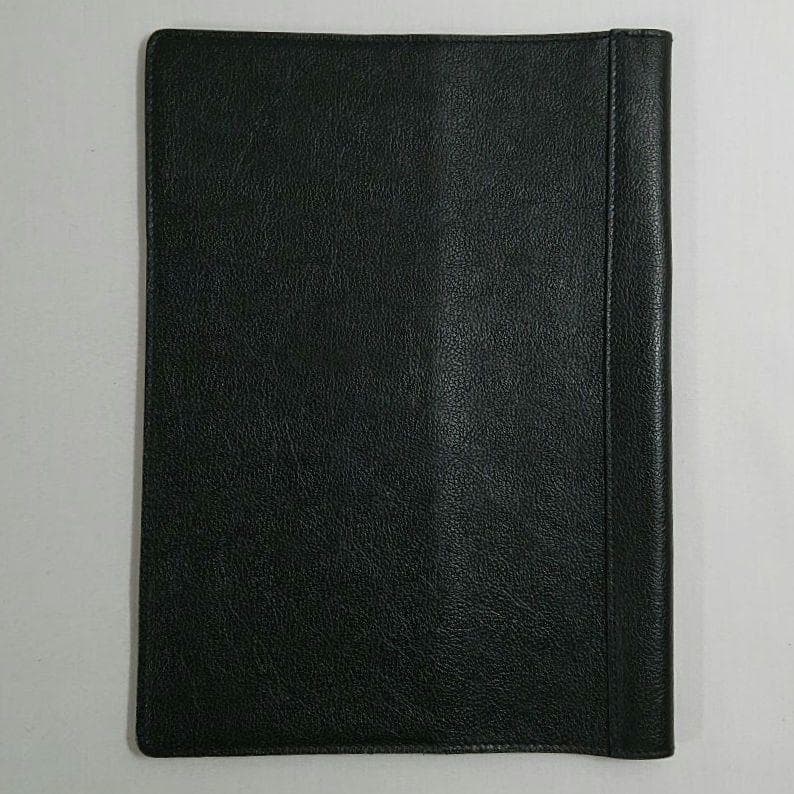 IL BISONTE イルビゾンテ A5ノートカバー ブラック