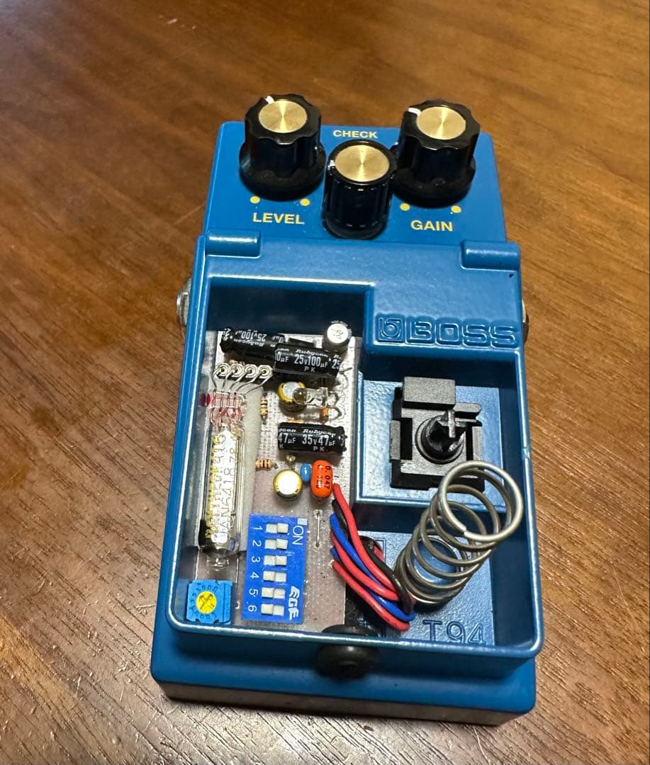 BOSS Blues D BD-2w真空管搭載もでモディファイ