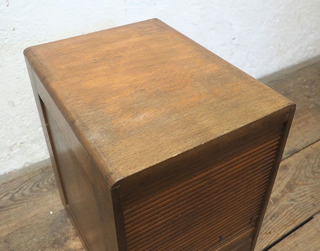 1353　ジャンク　蛇腹の小引き出し　収納棚　書類ケース　レトロ　ビンテージ