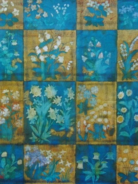 平山郁夫、【ボンベイ壁画幻想Ⅱ】、希少画集画より、状態良好、新品高級額装付