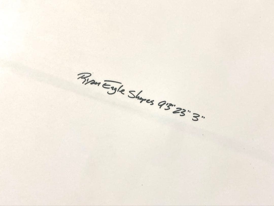 サンダーボルト VELVET HOUR9’3”中古美品 『湘南地域手渡し限定』