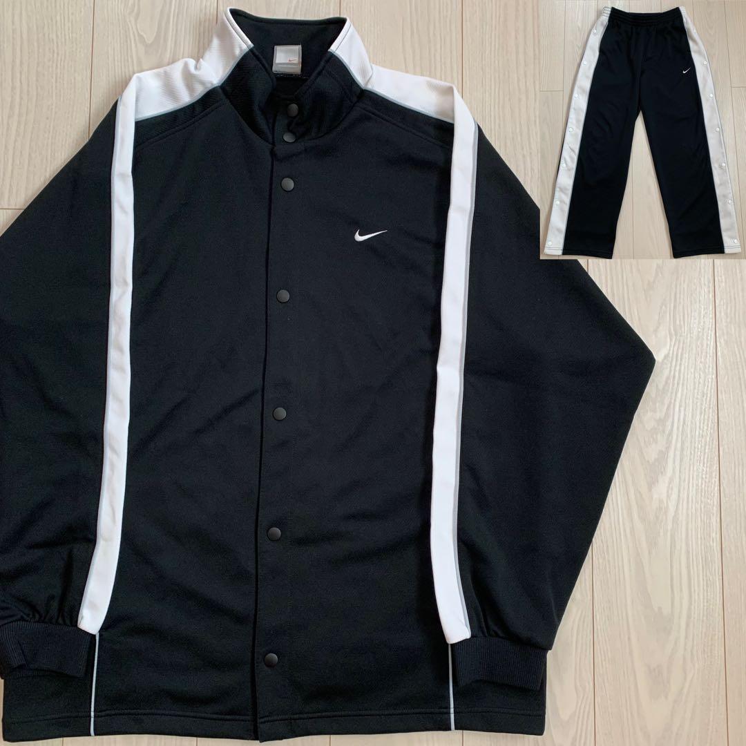 ナイキ バスケ 刺繍 ジャージ セットアップ ウォームアップ ビッグサイズ B系