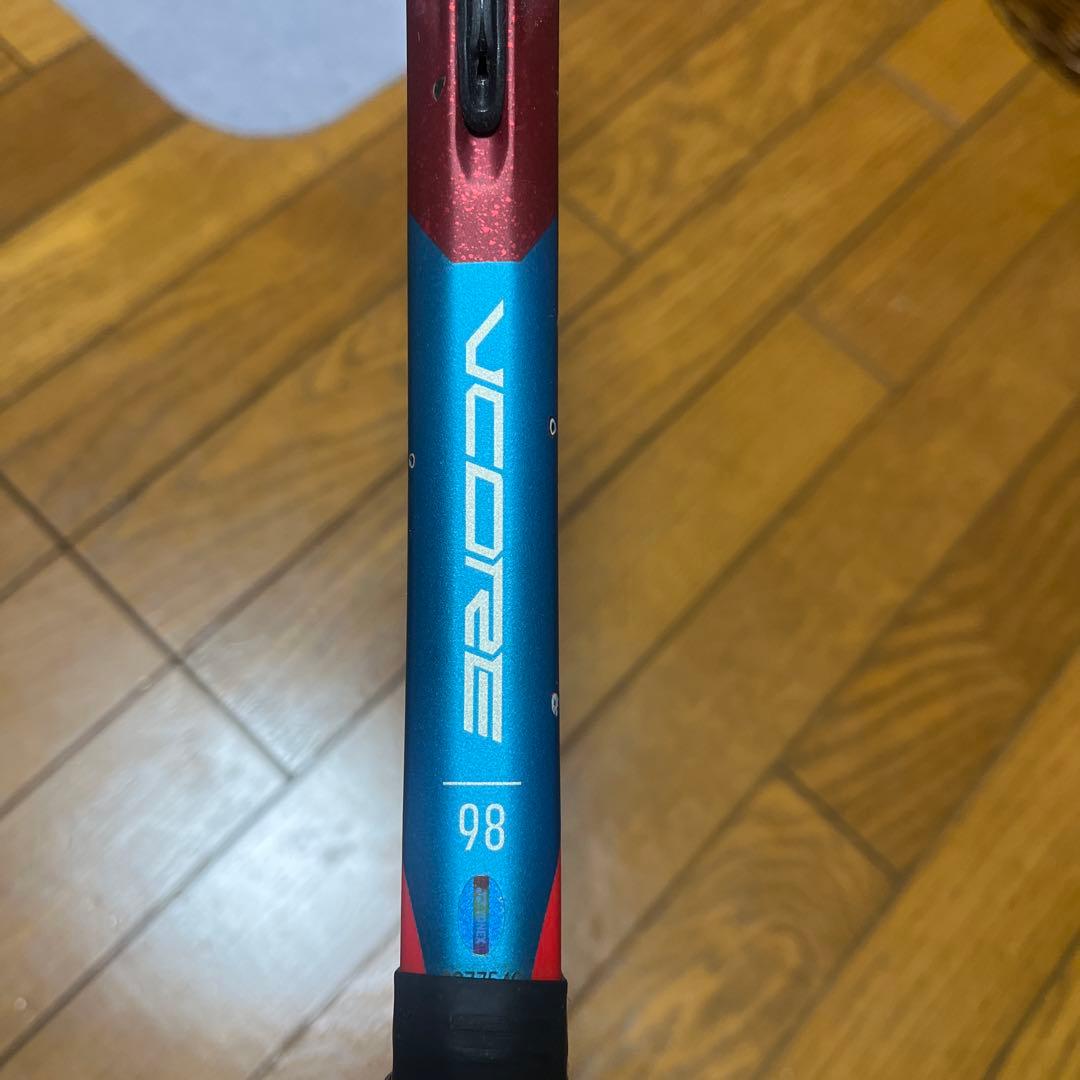 YONEXブイコア98 テニス　ラケット　公式　ヨネックス 赤　レッド