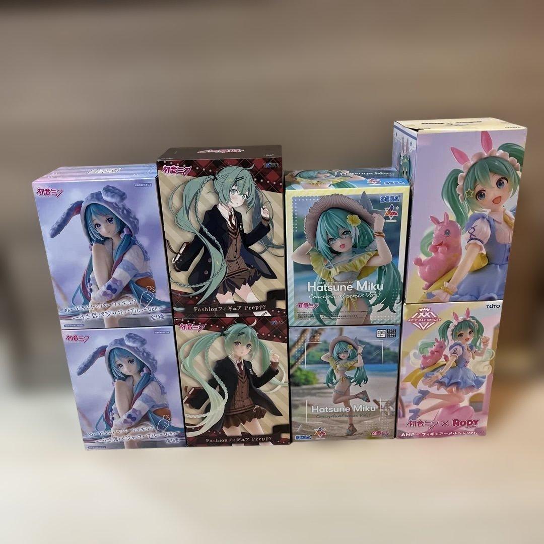 初音ミク　最新プライズ　8点セット