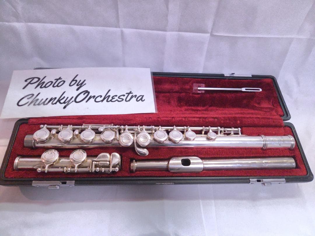 YAMAHA YFL-211SⅡ フルート 日本製 銀メッキ Eメカ付#2428