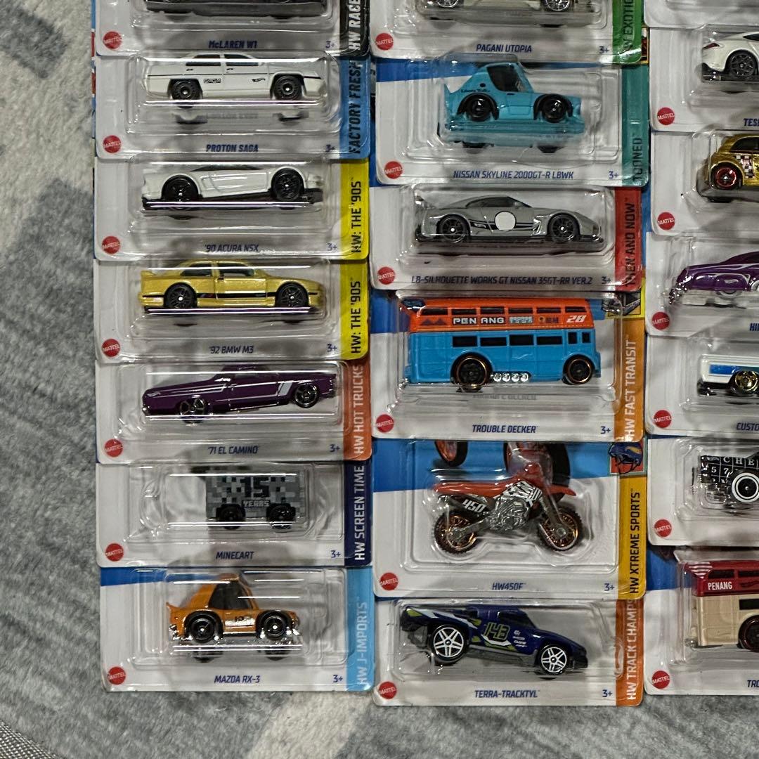 ホットウィール ベーシック 36台セット⑫ フェラーリ GT-R等