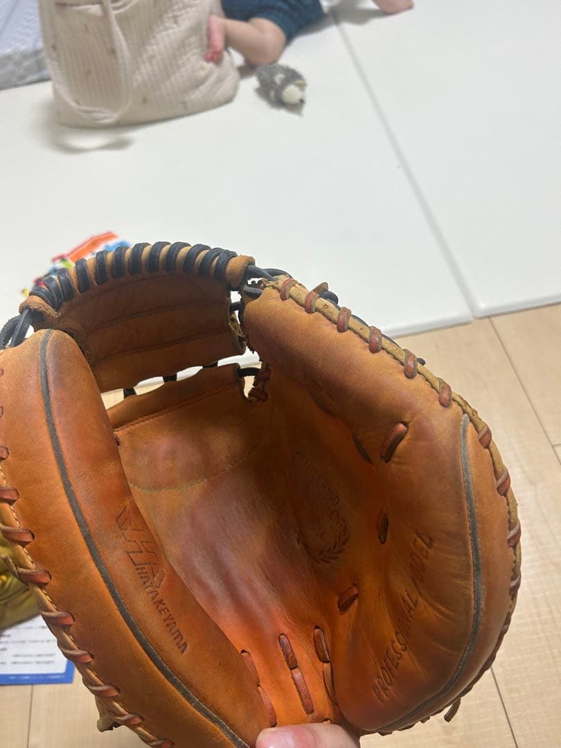 ハタケヤマ　軟式グローブ　キャッチャーミット