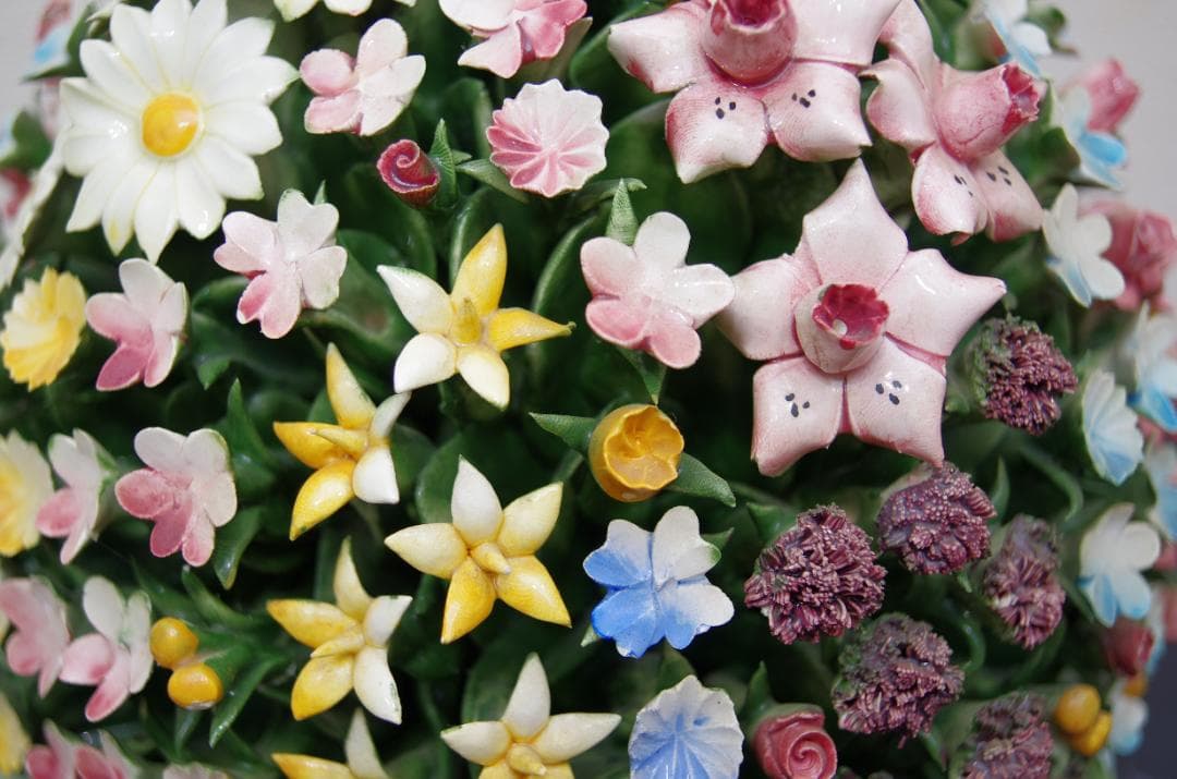 【アンティーク】カポディモンテ capodimonte　陶花