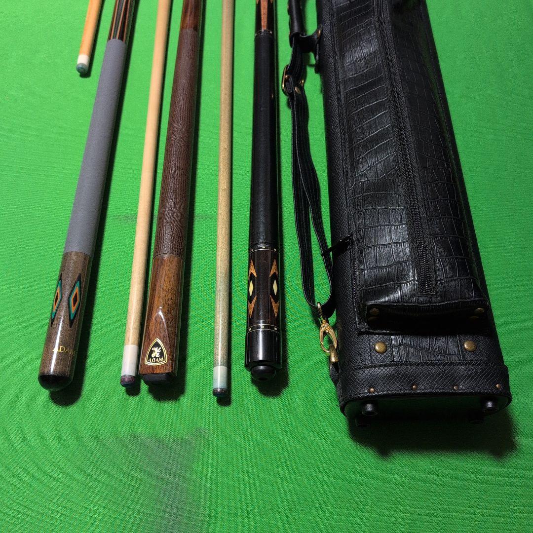 ビリヤードキュー、ケースセット
