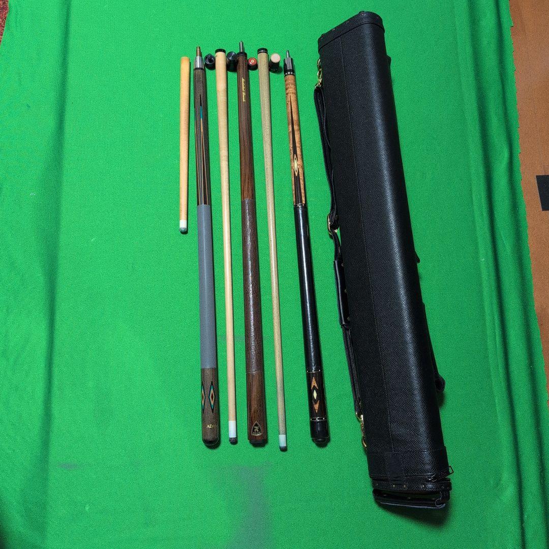 ビリヤードキュー、ケースセット