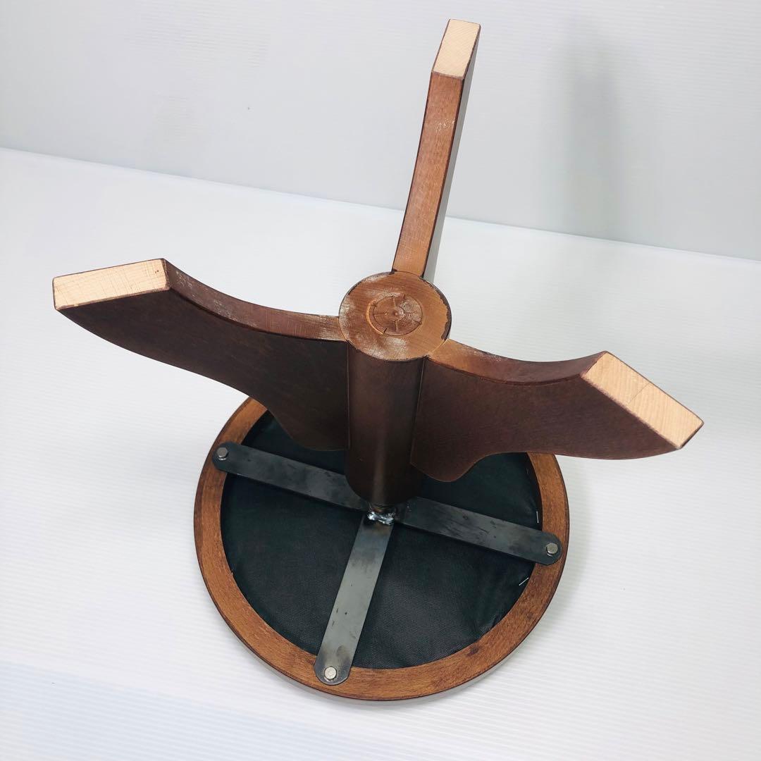 【最終価格】イタリア製 ケルティックハープ用椅子 高田ハープサロン マホガニー