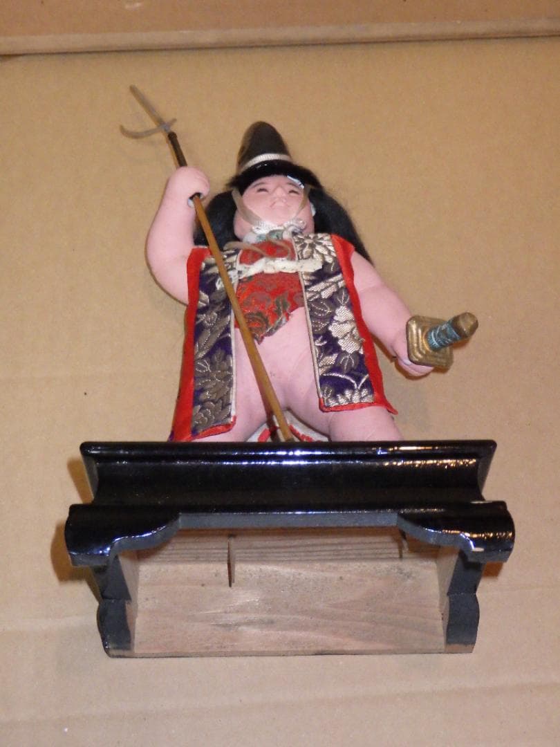 歴史物 加藤一冑 金太郎 御所人形 真多呂人形 武者人形 五月人形 日本人形 箱