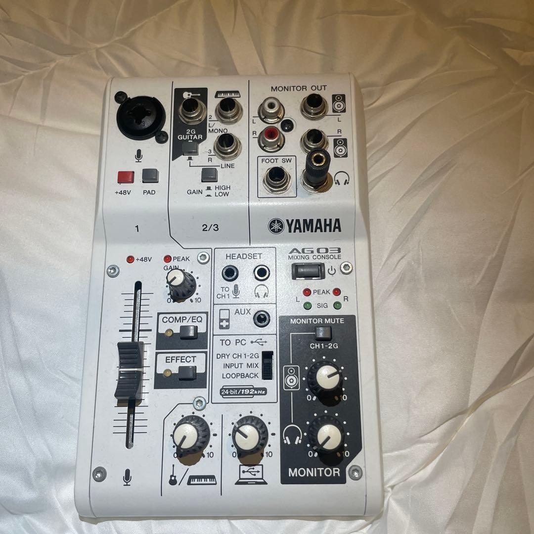 【通電未確認】 YAMAHA AG03 オーディオインターフェース【電化製品】