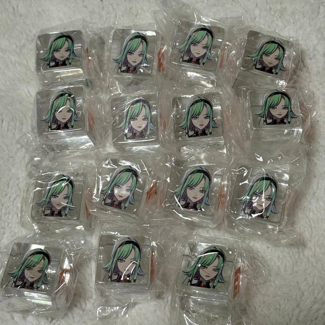 コンパス コンパスフェス限定 ガチャガチャ アクリルキューブ アミスター 15個