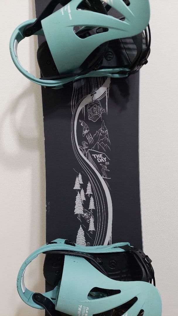 ぽんぽんスノボセット　シムス　The DAY151/フラックスTW　M