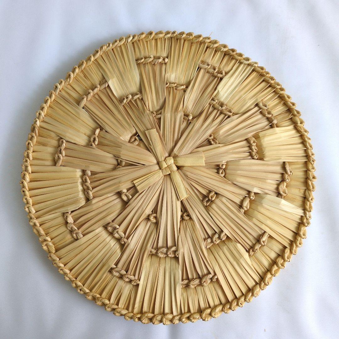 円座 茶道具 竹製 5枚セット