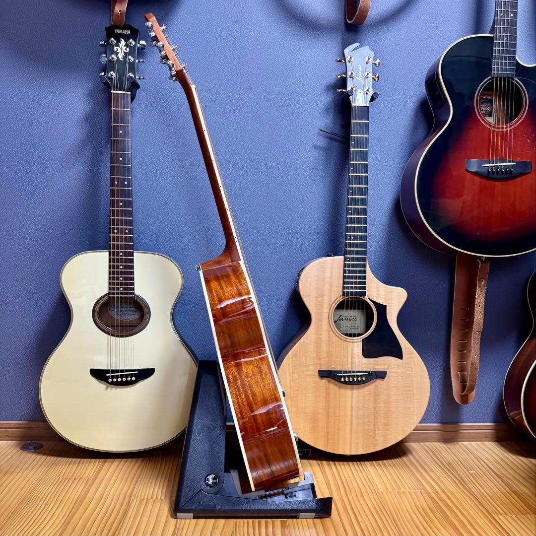 美品James アコギJ-300A NAT 弾きやすい低弦高に調整済　ケース付属