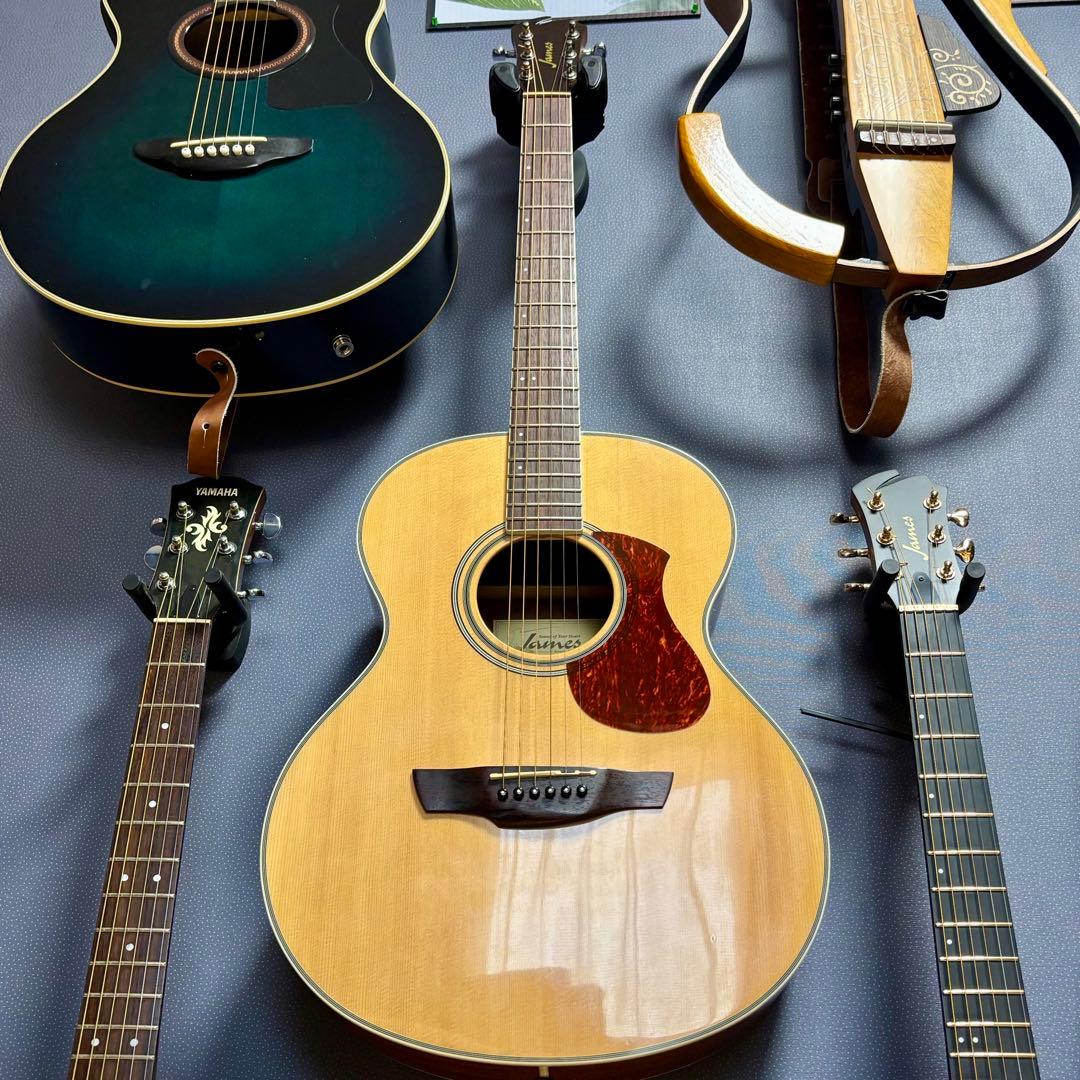 美品James アコギJ-300A NAT 弾きやすい低弦高に調整済　ケース付属