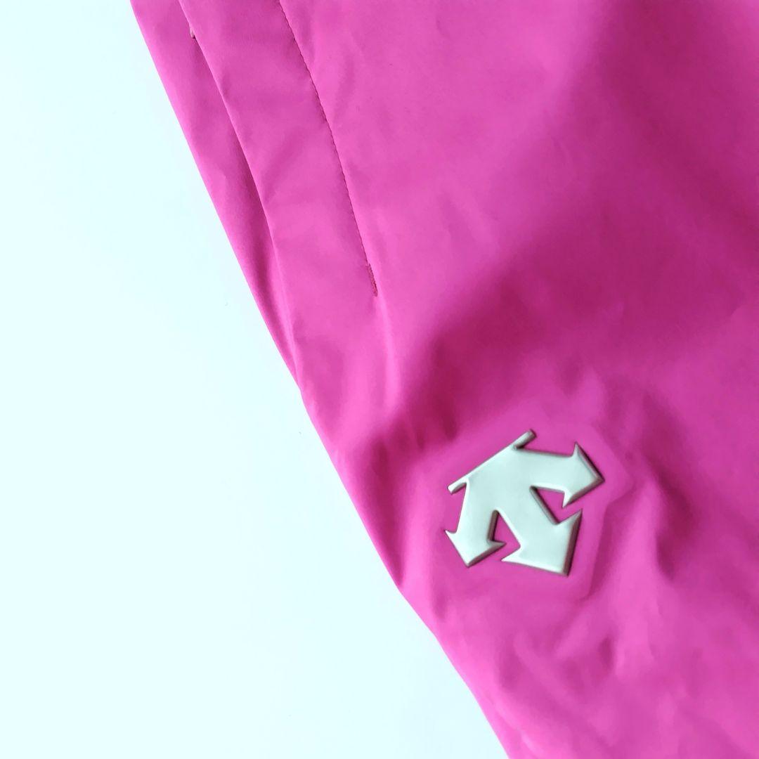 新品タグ付 DESCENTEデサント スキーウェアパンツ ピンク レディースL