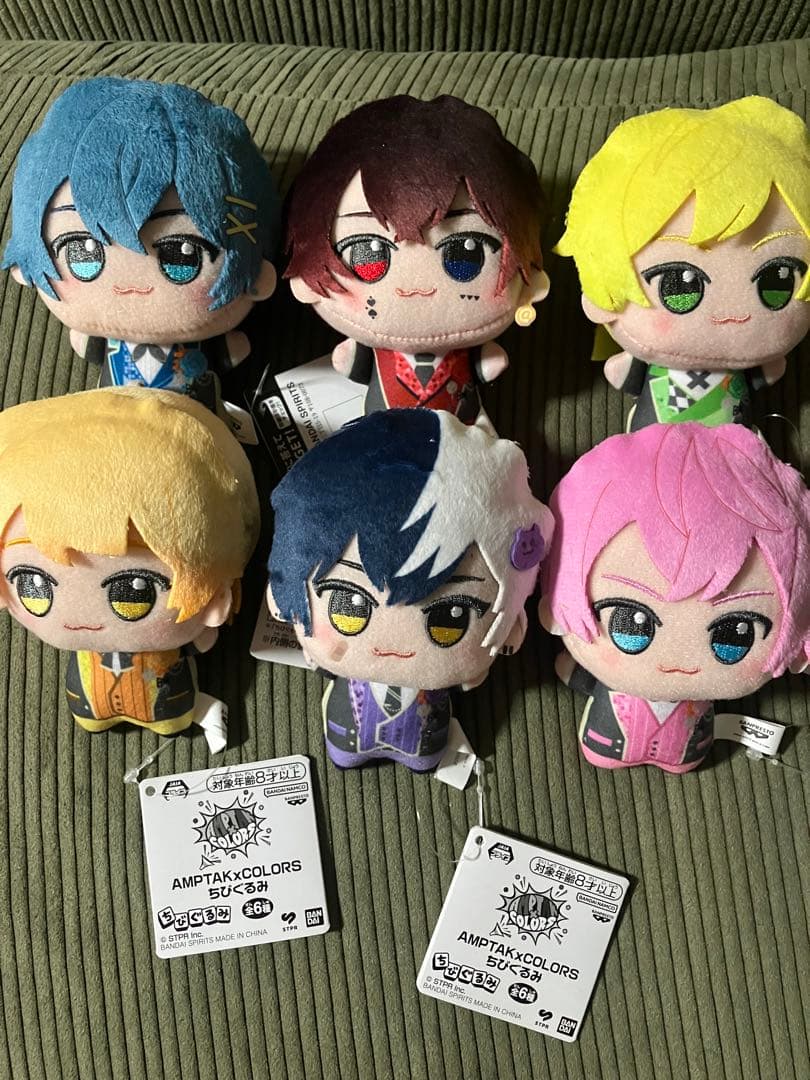 AMPTAKxCOLORS　ちびぐるみ　6種類セット