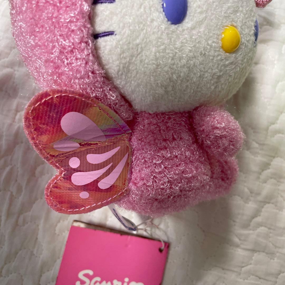 ハローキティ カラフルバグ ぬいぐるみS ちょうちょ新品 平成レトロ