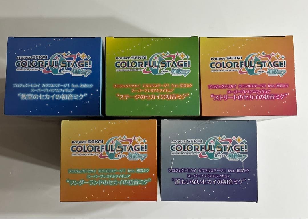 プロセカ 初音ミク フィギュア 5体セット プロジェクトセカイ