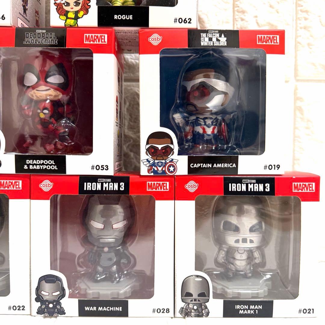 コスビ　マーベル・コレクション　ローグ　デッドプール　アイアンマン　X-MEN