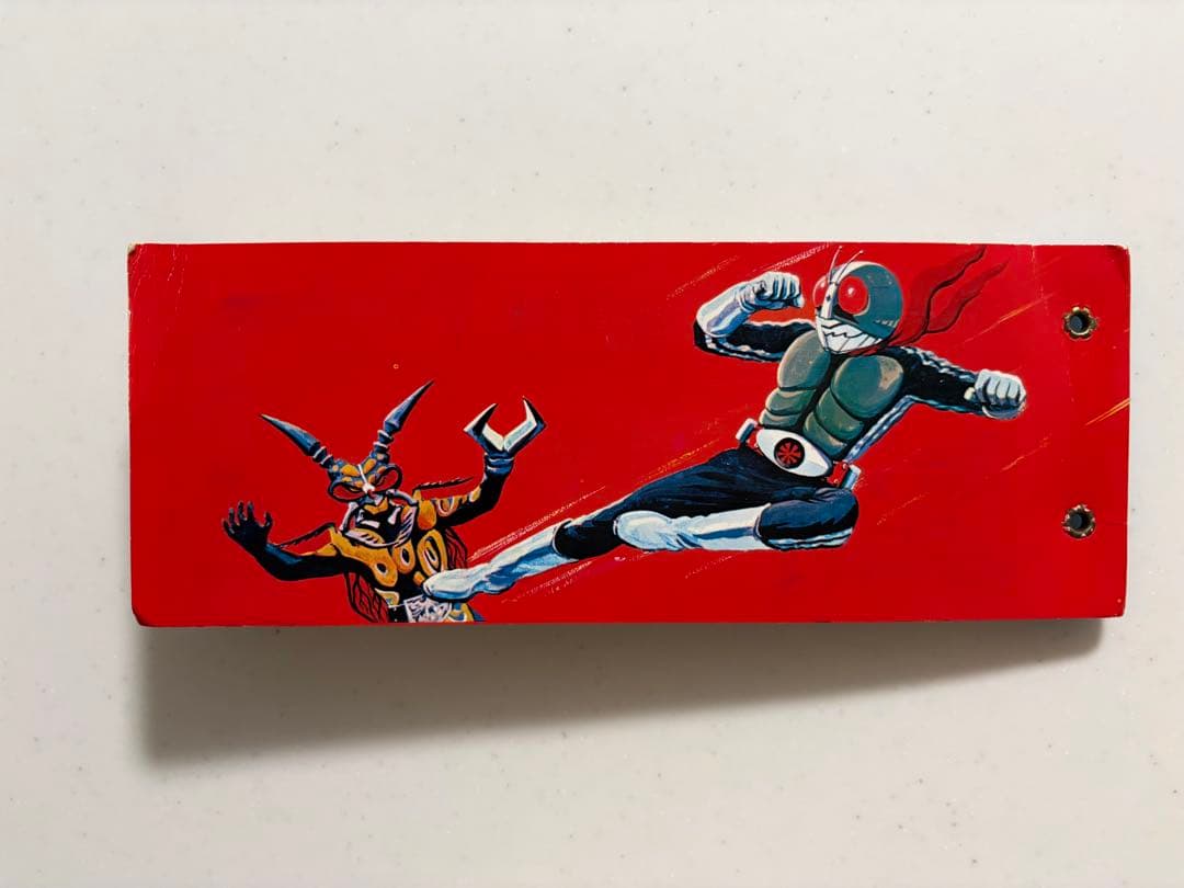 当時物 仮面ライダーカードアルバム 新1号サイクロン 昭和レトロ カルビー当時物