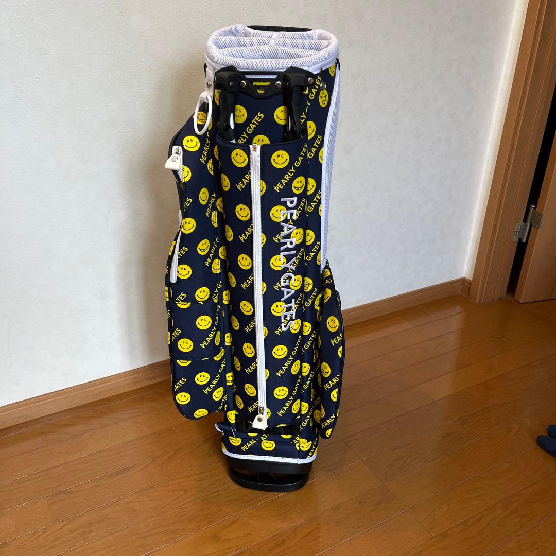 【超美品】パーリーゲイツ PEARLY GATES キャディバッグ　フード付き